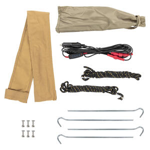 Arb Alum Awn W Light 2500X2500 Blk Arb Alum Awn W Light 2500X2500 Blk