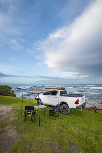 Arb Alum Awn W Light 2000X2500 Blk Arb Alum Awn W Light 2000X2500 Blk