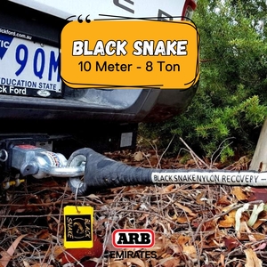 Black Snake 10M 8T W/ Thimbles Black Snake 10M 8T W/ Thimbles